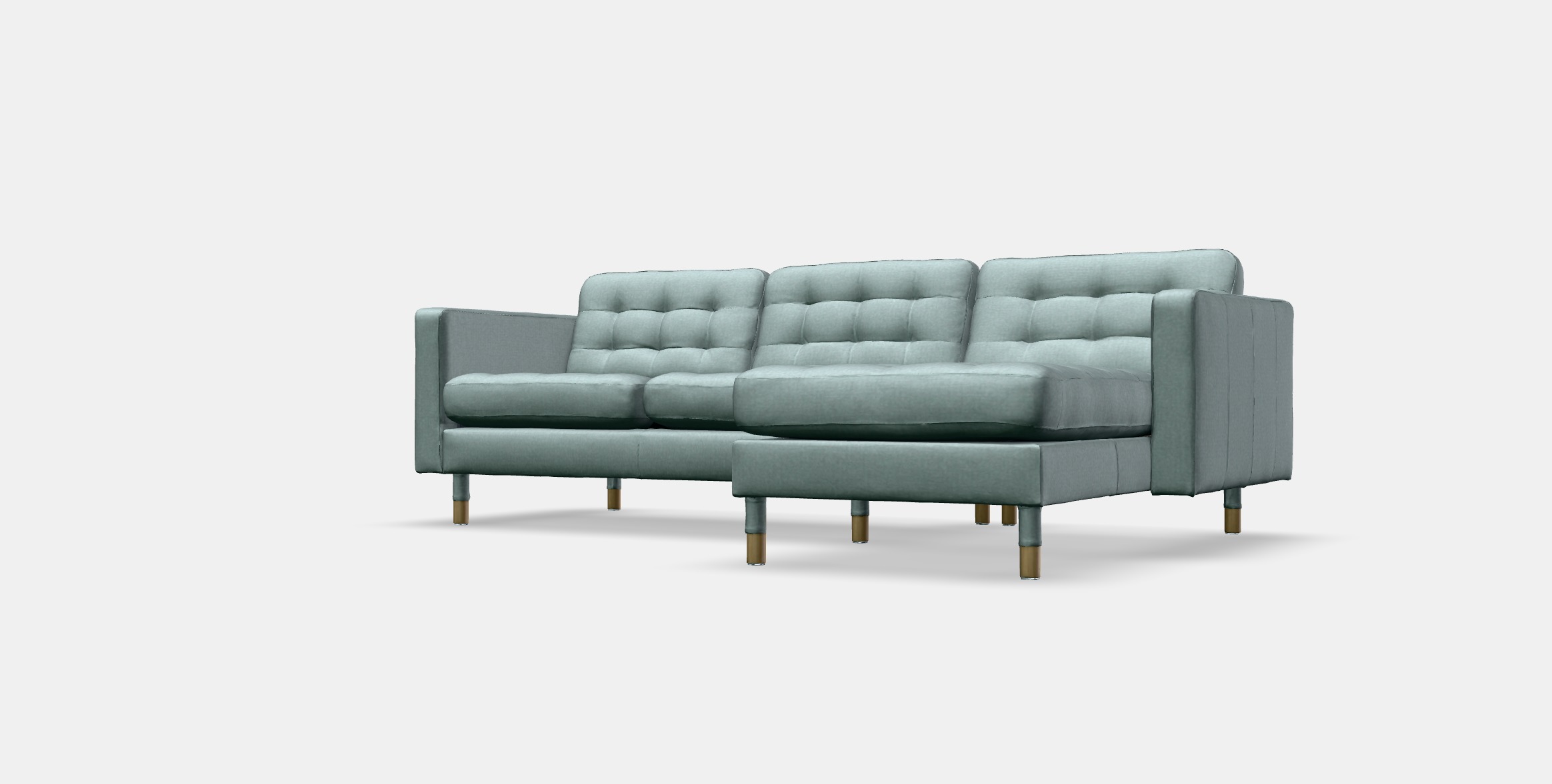 LANDSKRONA 3-seat sofa 12 Low-poly 3D model_13