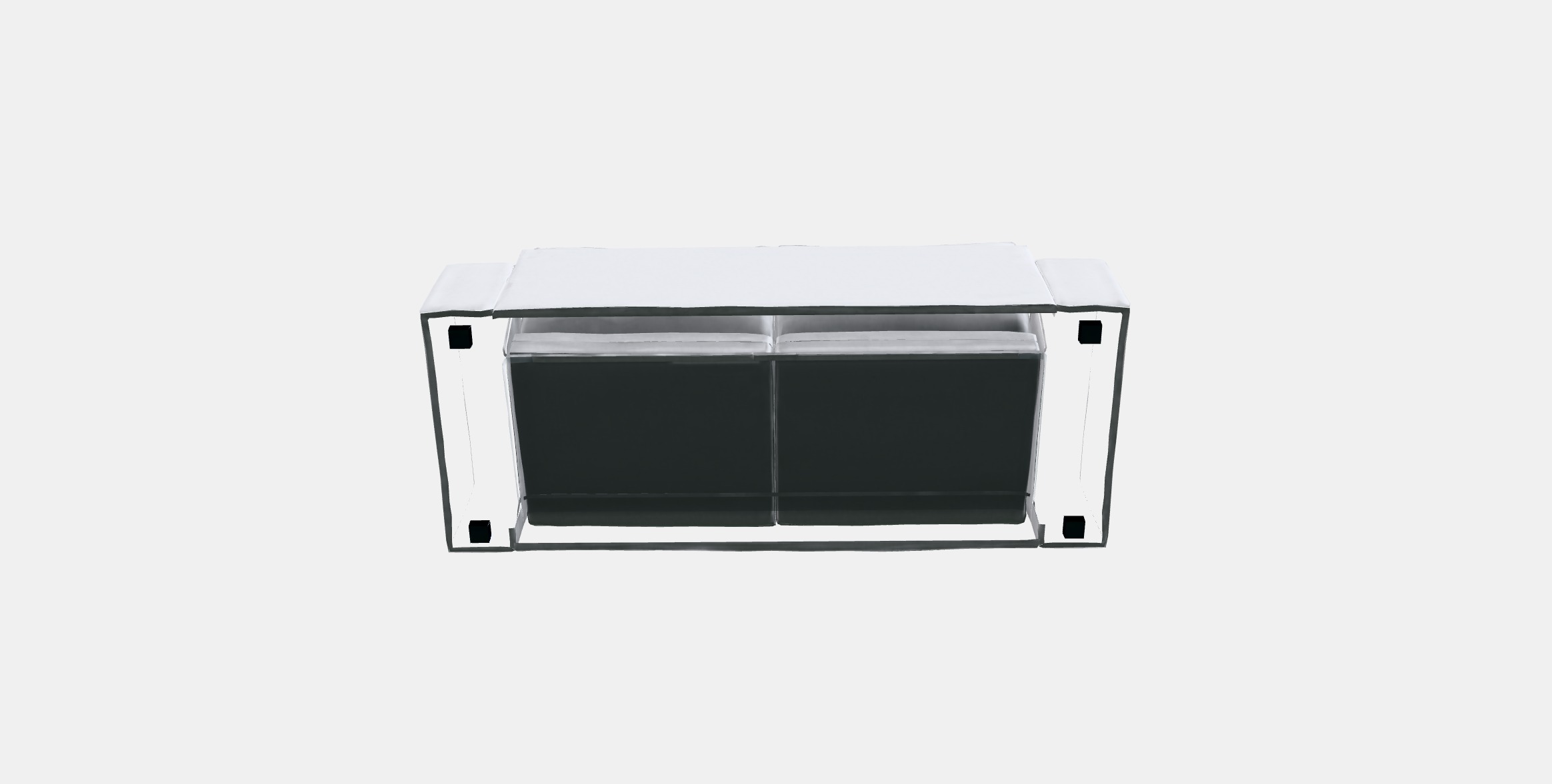 KIVIK 3-seat sofa 5 Low-poly 3D model_6