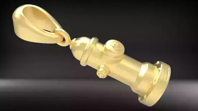 3D Fire Hydrant Pendant 3D print model
