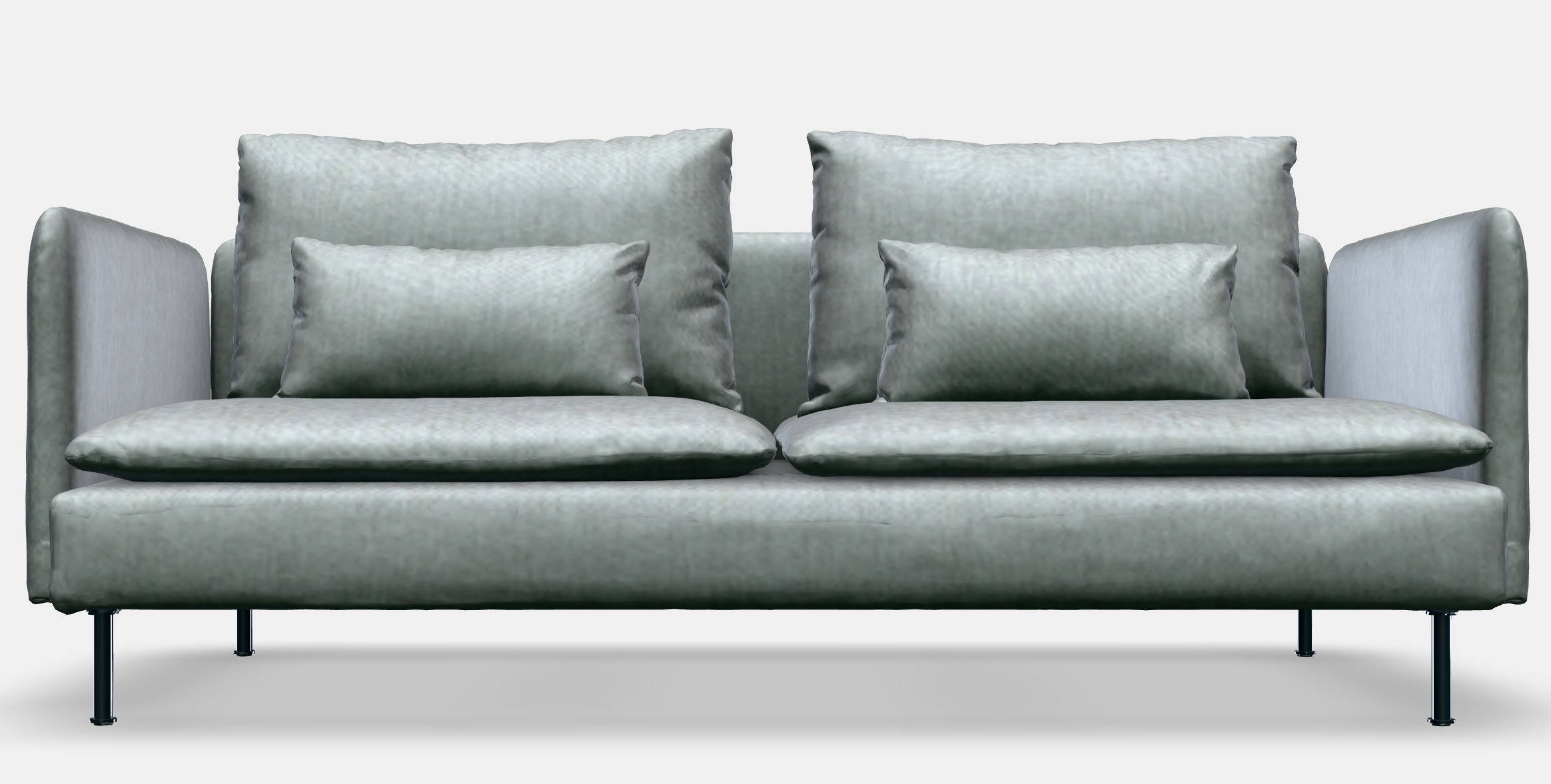 SODERHAMN 3-seat sofa 5 Low-poly 3D model_11