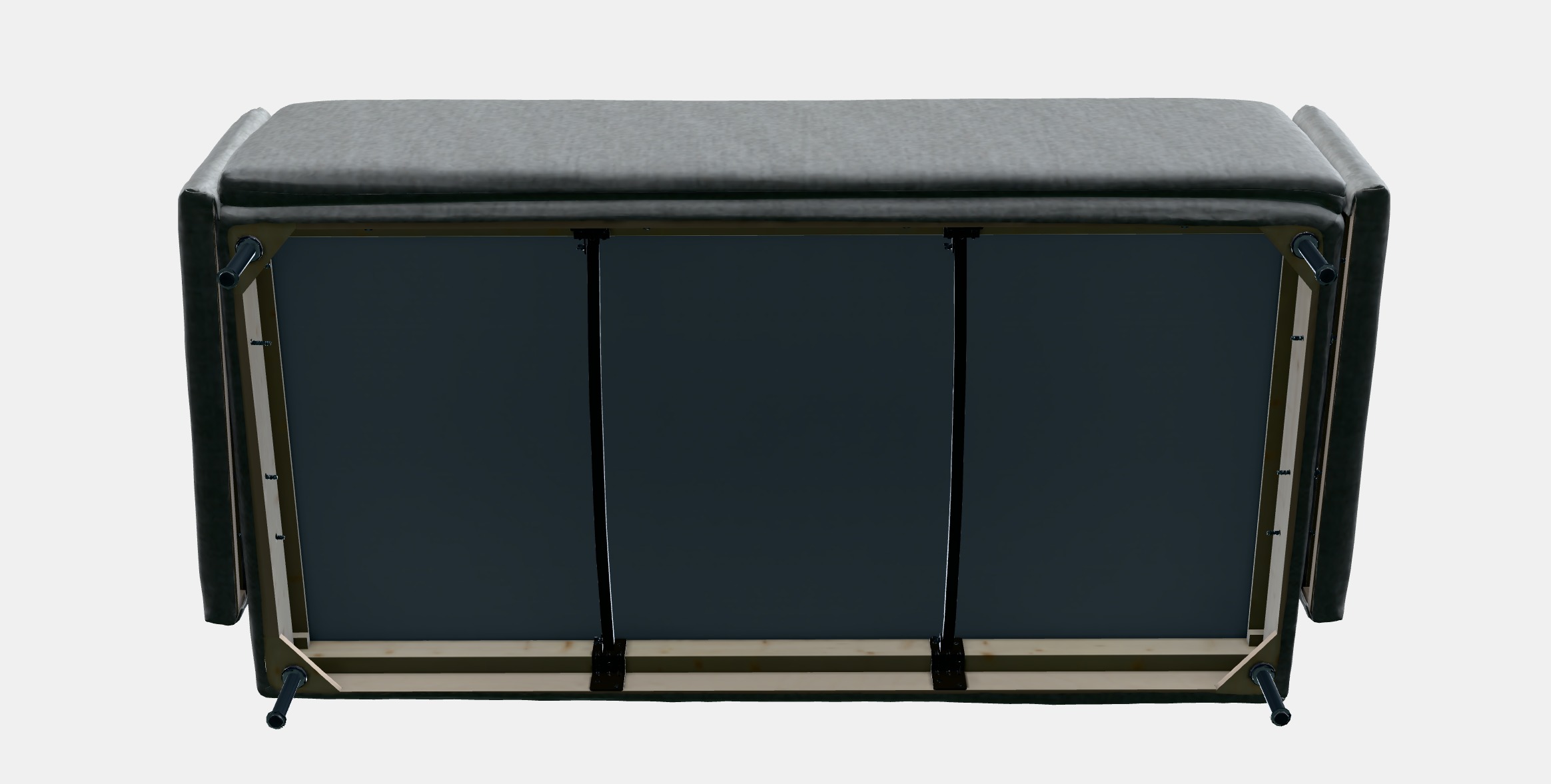 SODERHAMN 3-seat sofa 5 Low-poly 3D model_8