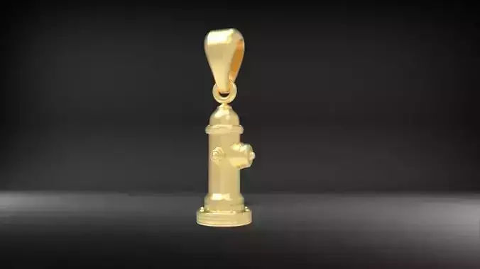 Fire Hydrant Pendant 3D print model