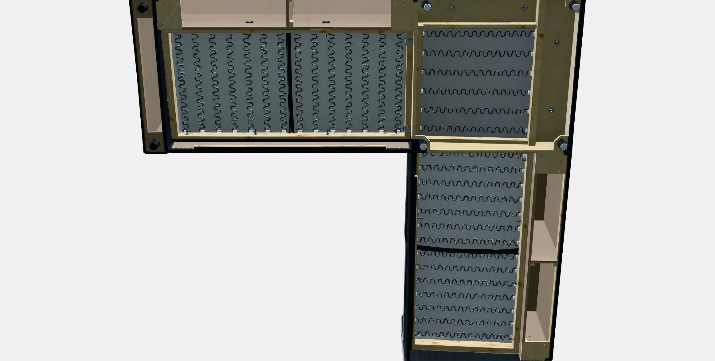 VIMLE Corner sofa 4-seat 2 Low-poly 3D model_9