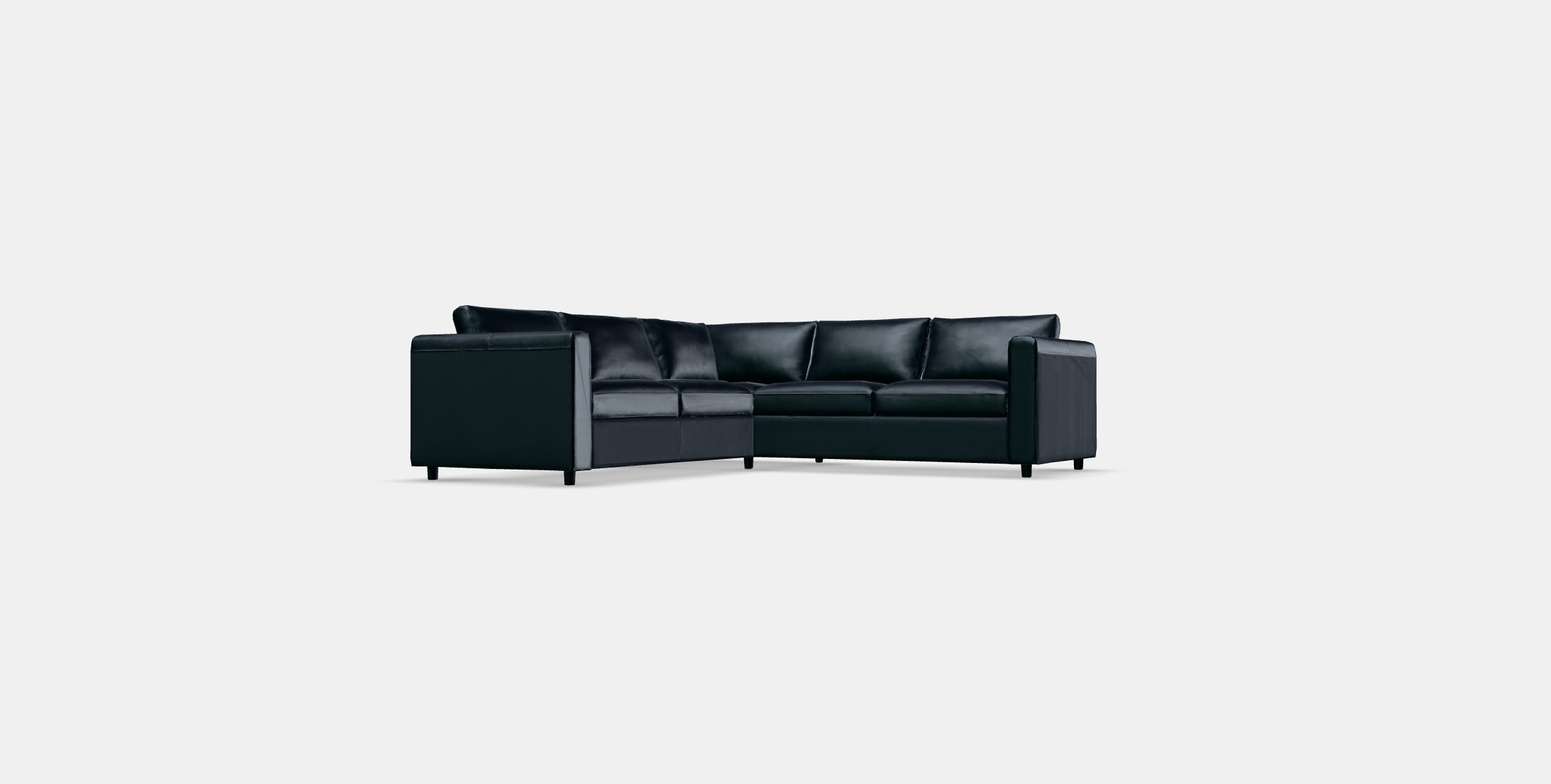 VIMLE Corner sofa 4-seat 2 Low-poly 3D model_12