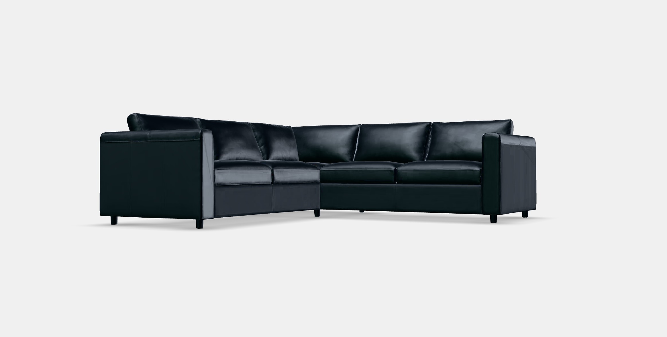 VIMLE Corner sofa 4-seat 2 Low-poly 3D model_13