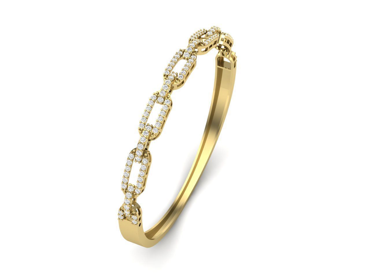 Diamond Braeclet 3D print model_1