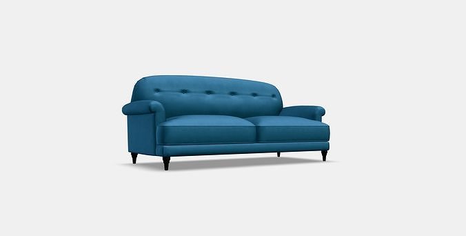 ESSEBODA 3-seat sofa 5 Low-poly 3D model