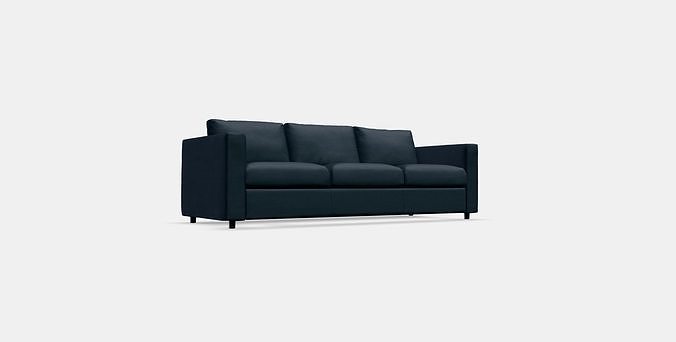 VIMLE 3-seat sofa 21 Low-poly 3D model