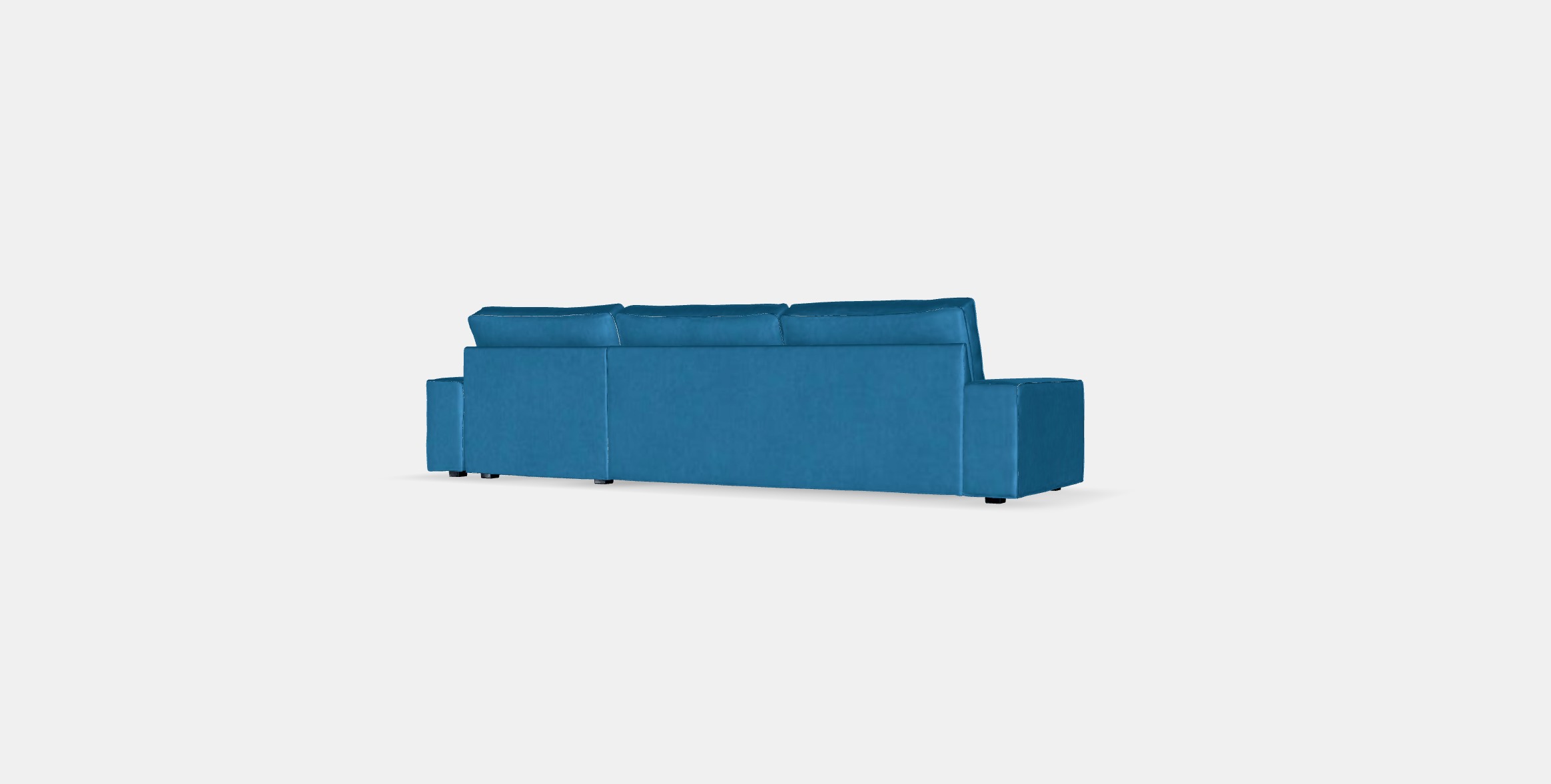 KIVIK 4-seat sofa with chaise longue Low-poly 3D model_5