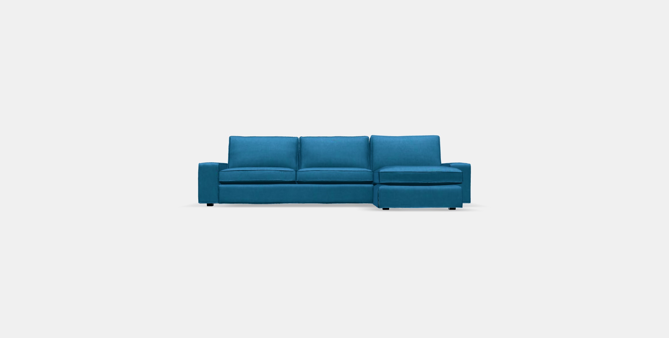 KIVIK 4-seat sofa with chaise longue Low-poly 3D model_9