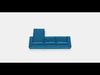 KIVIK 4-seat sofa with chaise longue Low-poly 3D model_1