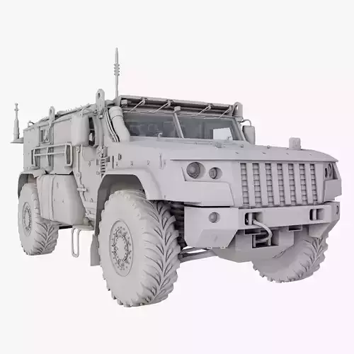 Typhoon VDV K-4836 Russian Armored Transport Rigged Game 