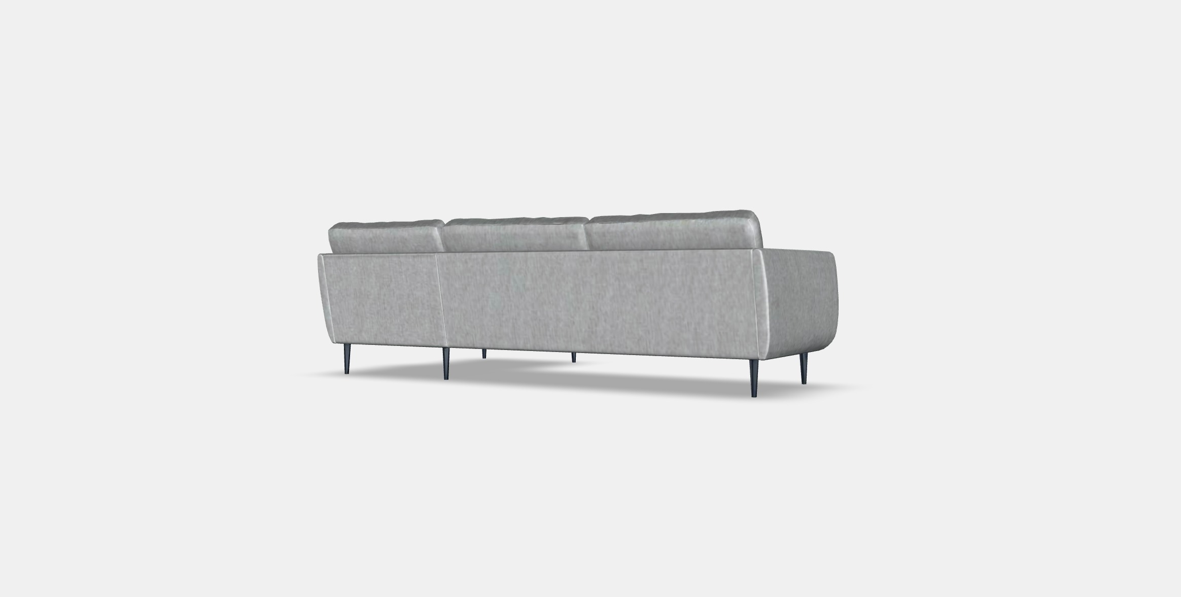 SMEDSTORP 4-seat sofa with chaise longue 1 Low-poly 3D model_5