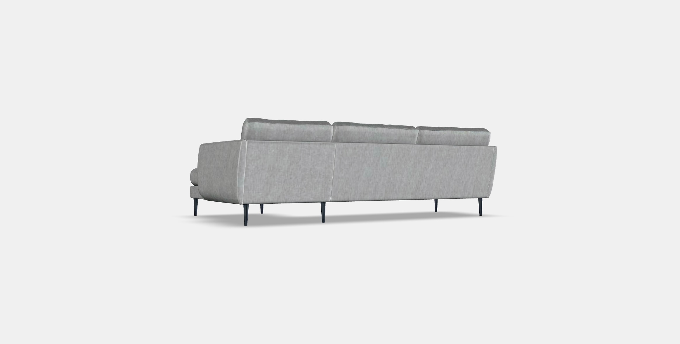SMEDSTORP 4-seat sofa with chaise longue 1 Low-poly 3D model_16