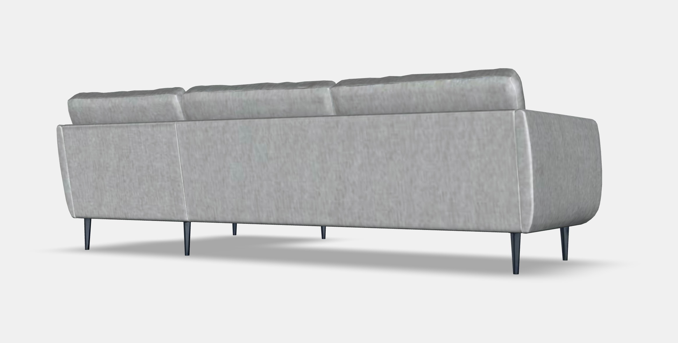SMEDSTORP 4-seat sofa with chaise longue 1 Low-poly 3D model_9