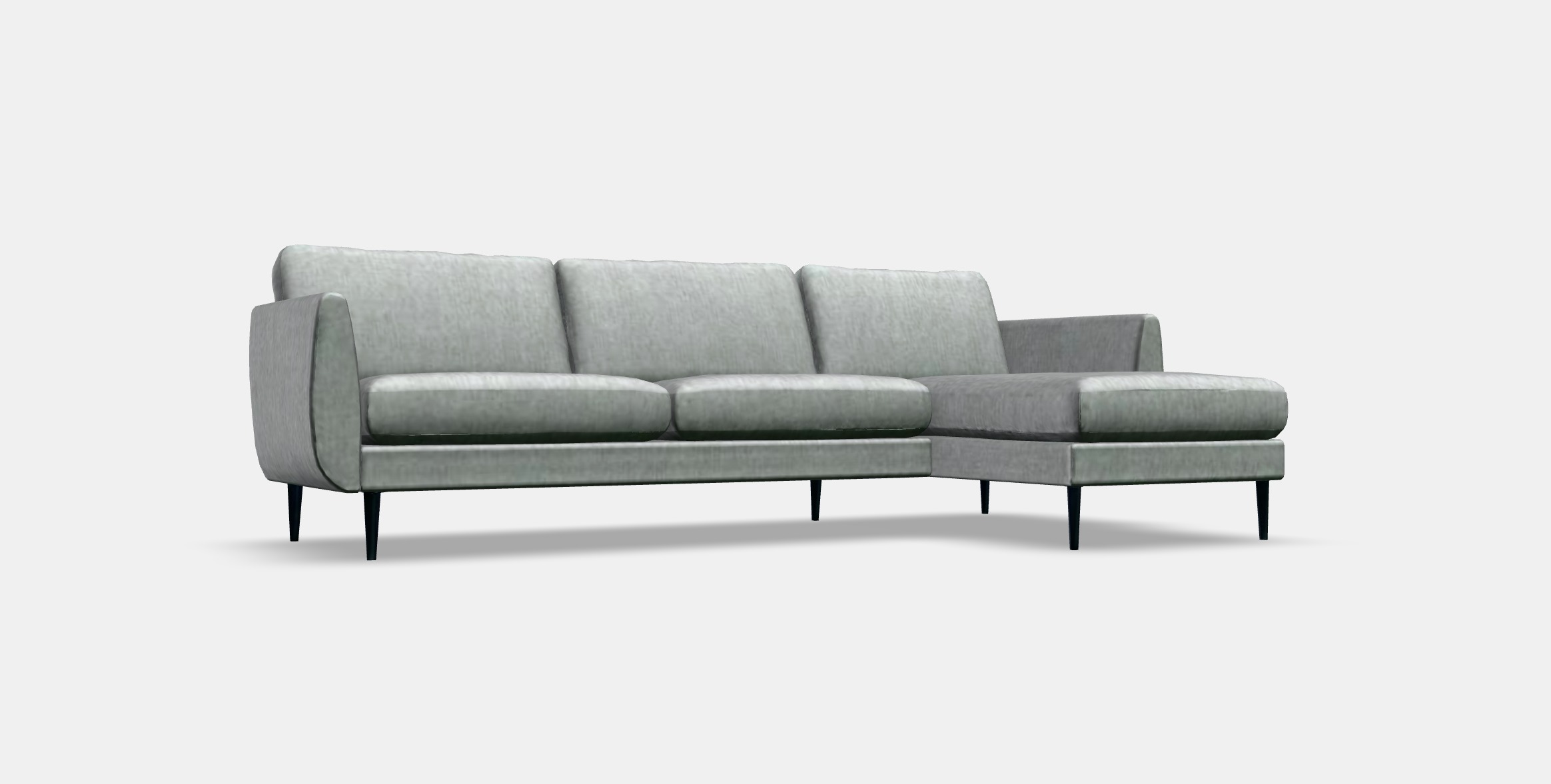 SMEDSTORP 4-seat sofa with chaise longue 1 Low-poly 3D model_7