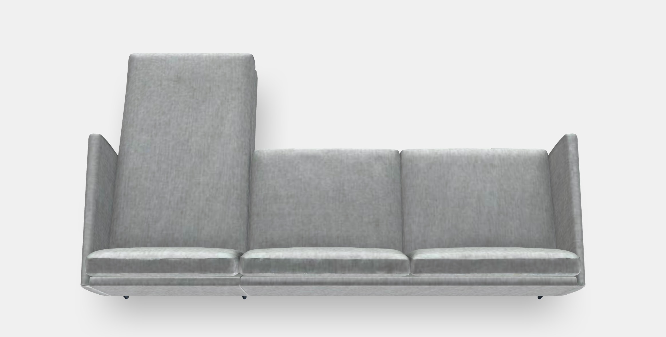 SMEDSTORP 4-seat sofa with chaise longue 1 Low-poly 3D model_3