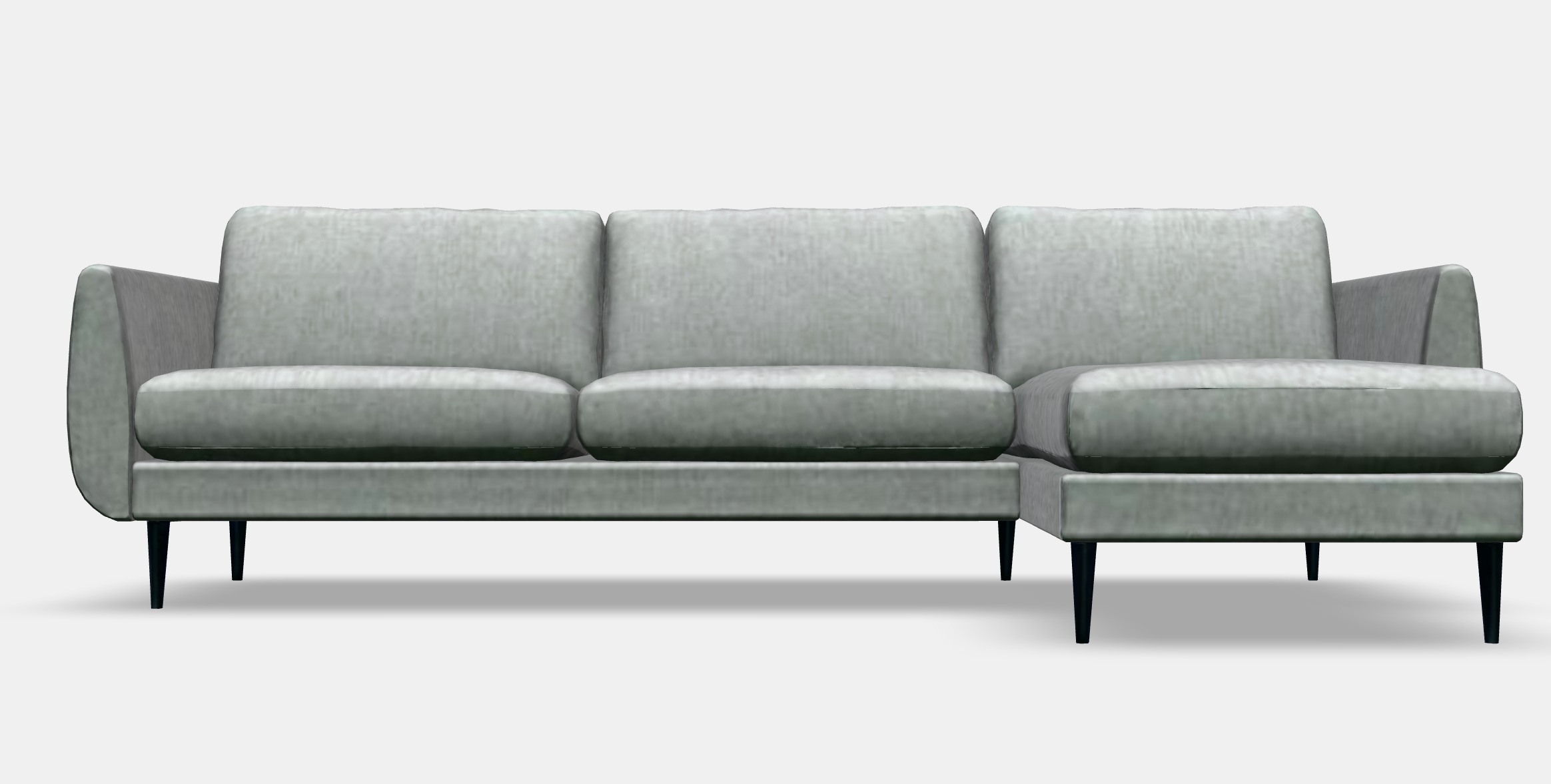 SMEDSTORP 4-seat sofa with chaise longue 1 Low-poly 3D model_11