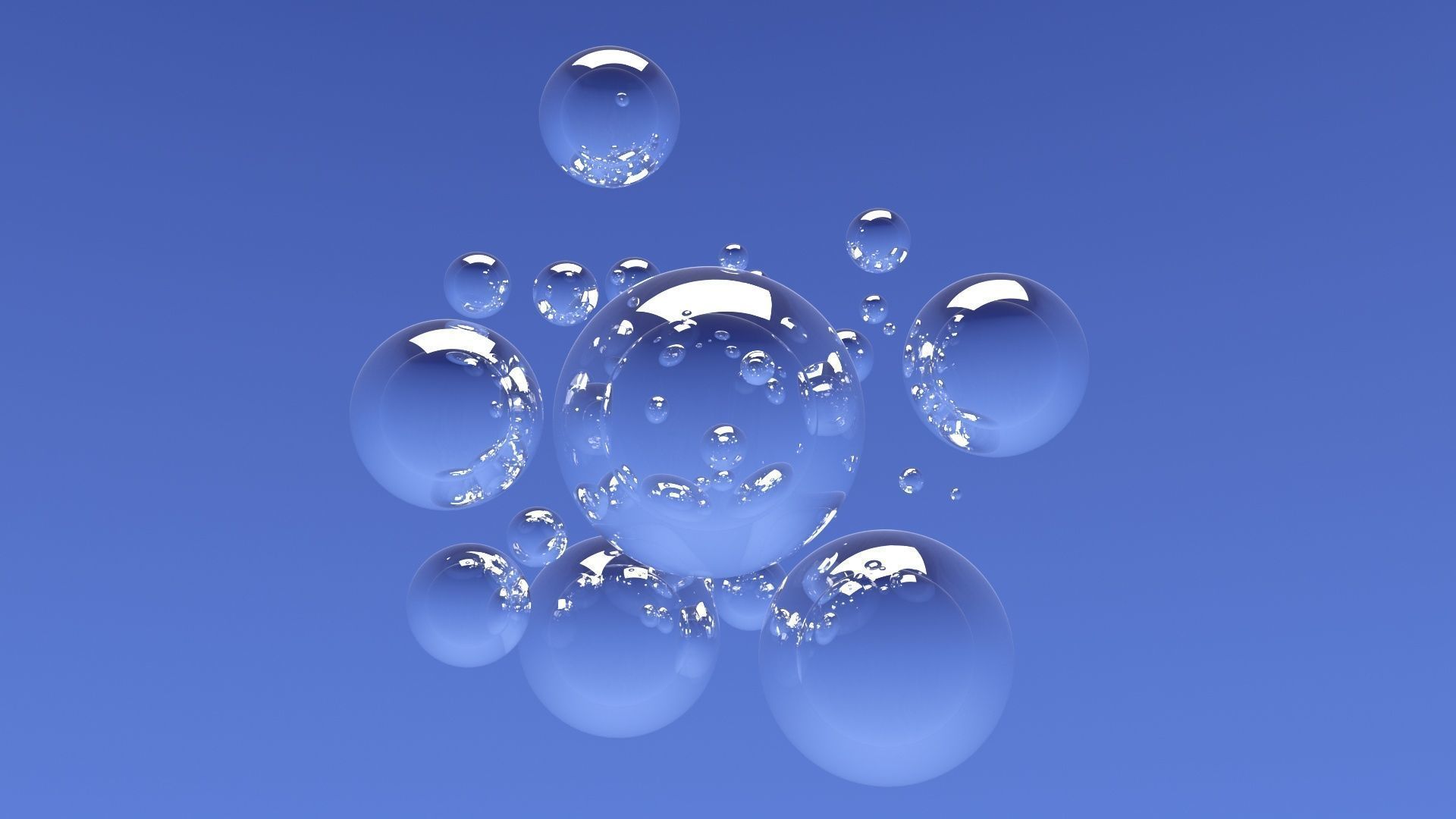 Bubbles 3D model_2
