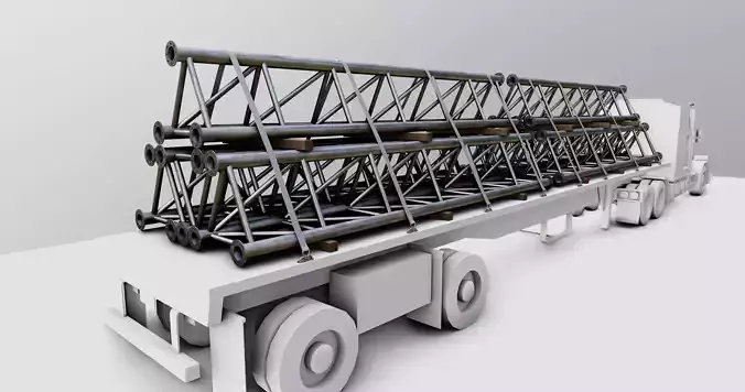 CARGO MODELS FOR TRUCK TRAILER-Roof Modul Type-1