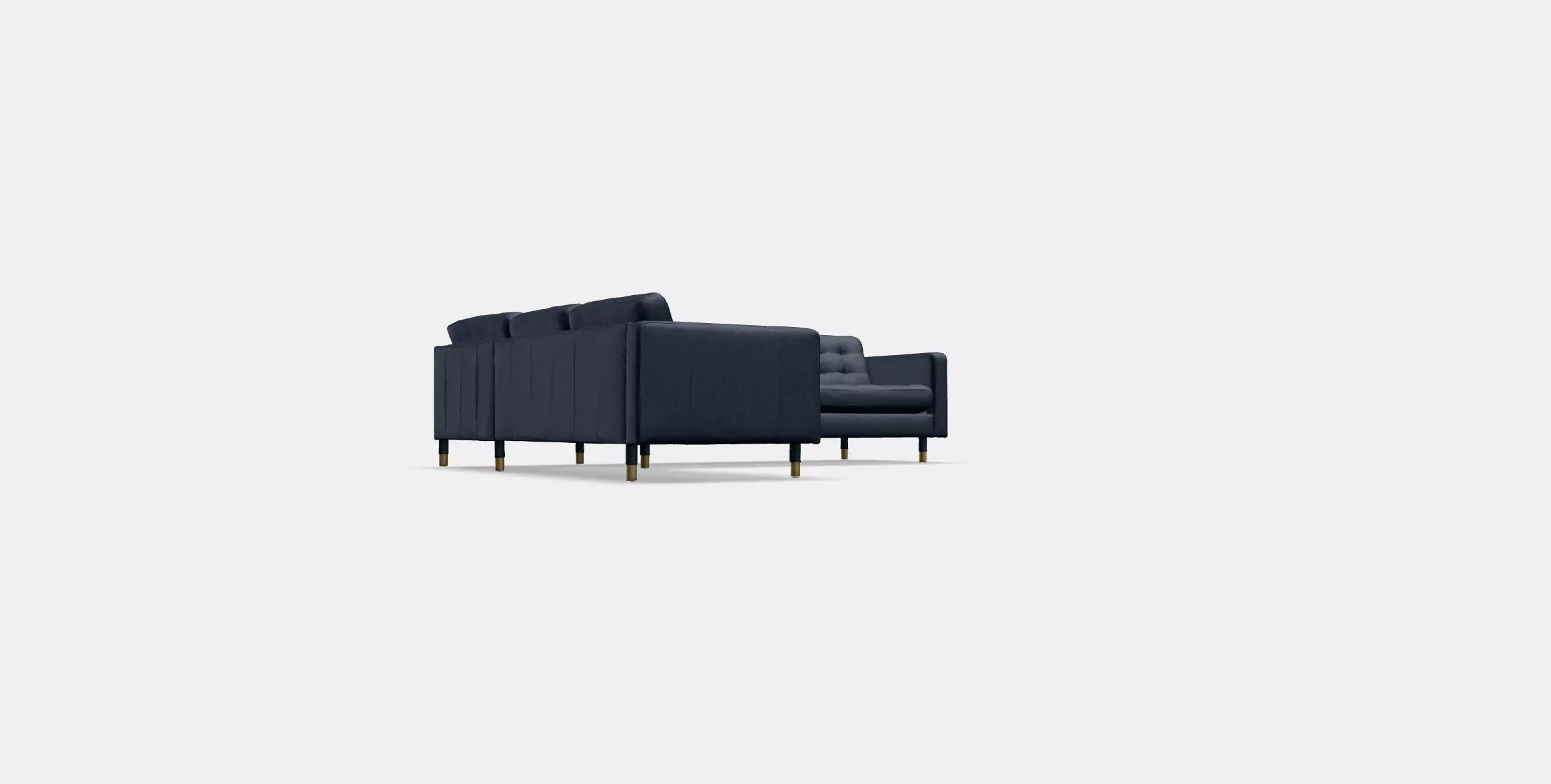 LANDSKRONA Corner sofa 5-seat 6 Low-poly 3D model_0