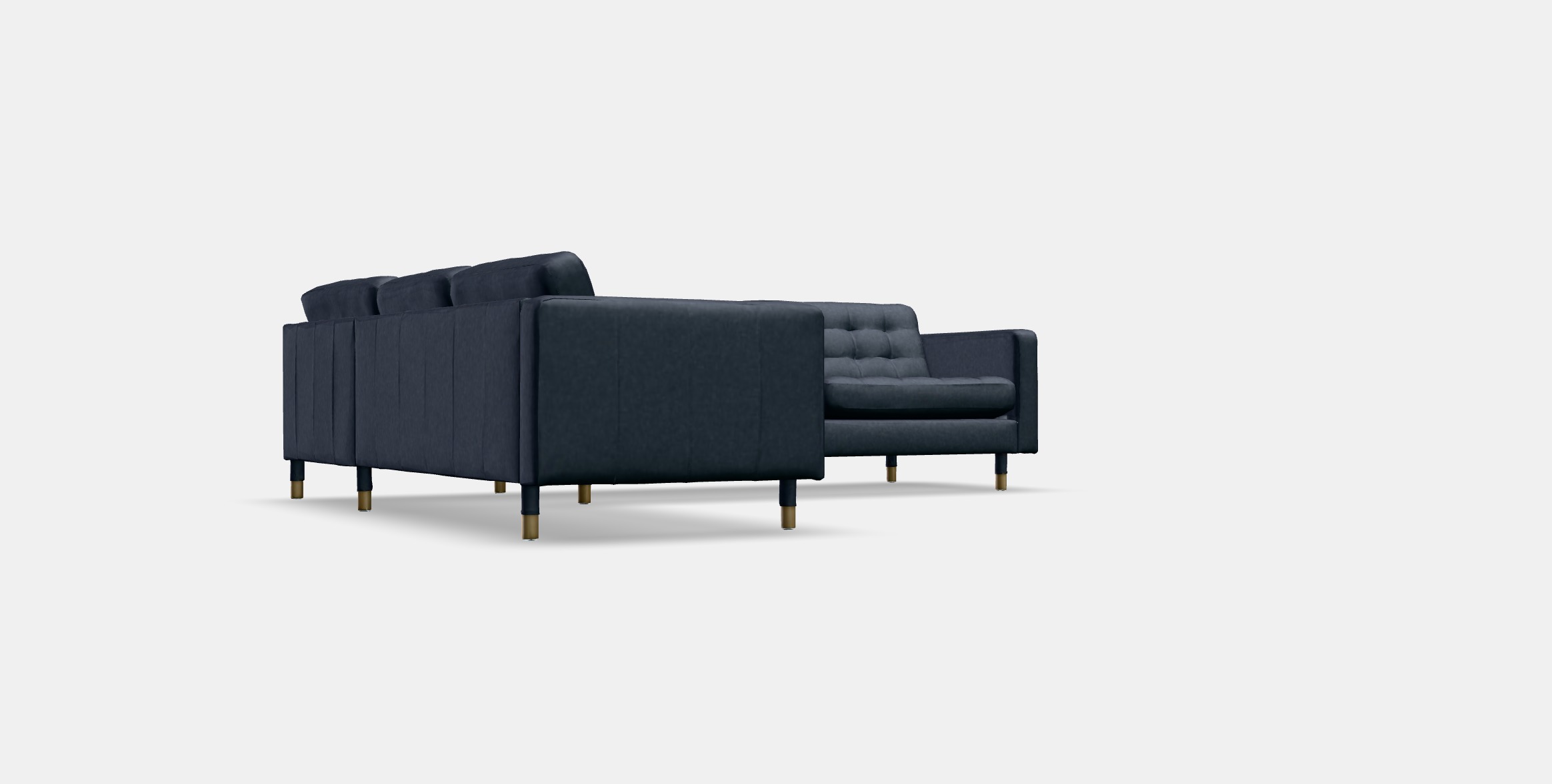 LANDSKRONA Corner sofa 5-seat 6 Low-poly 3D model_9