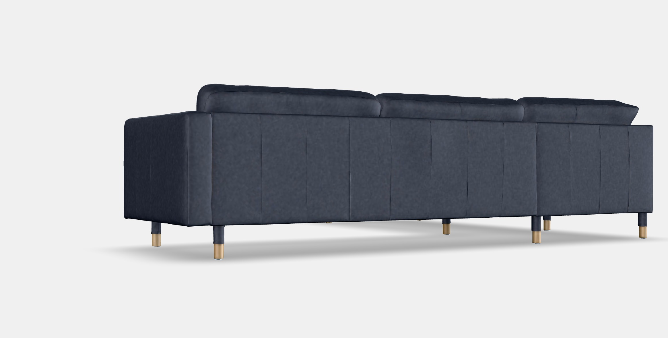 LANDSKRONA Corner sofa 5-seat 6 Low-poly 3D model_3