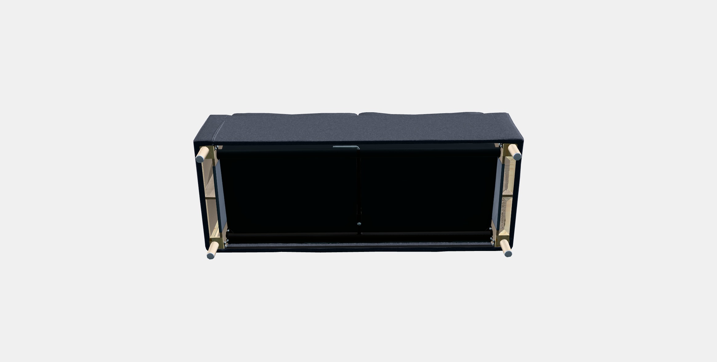 PARUP 3-seat sofa 3 Low-poly 3D model_4