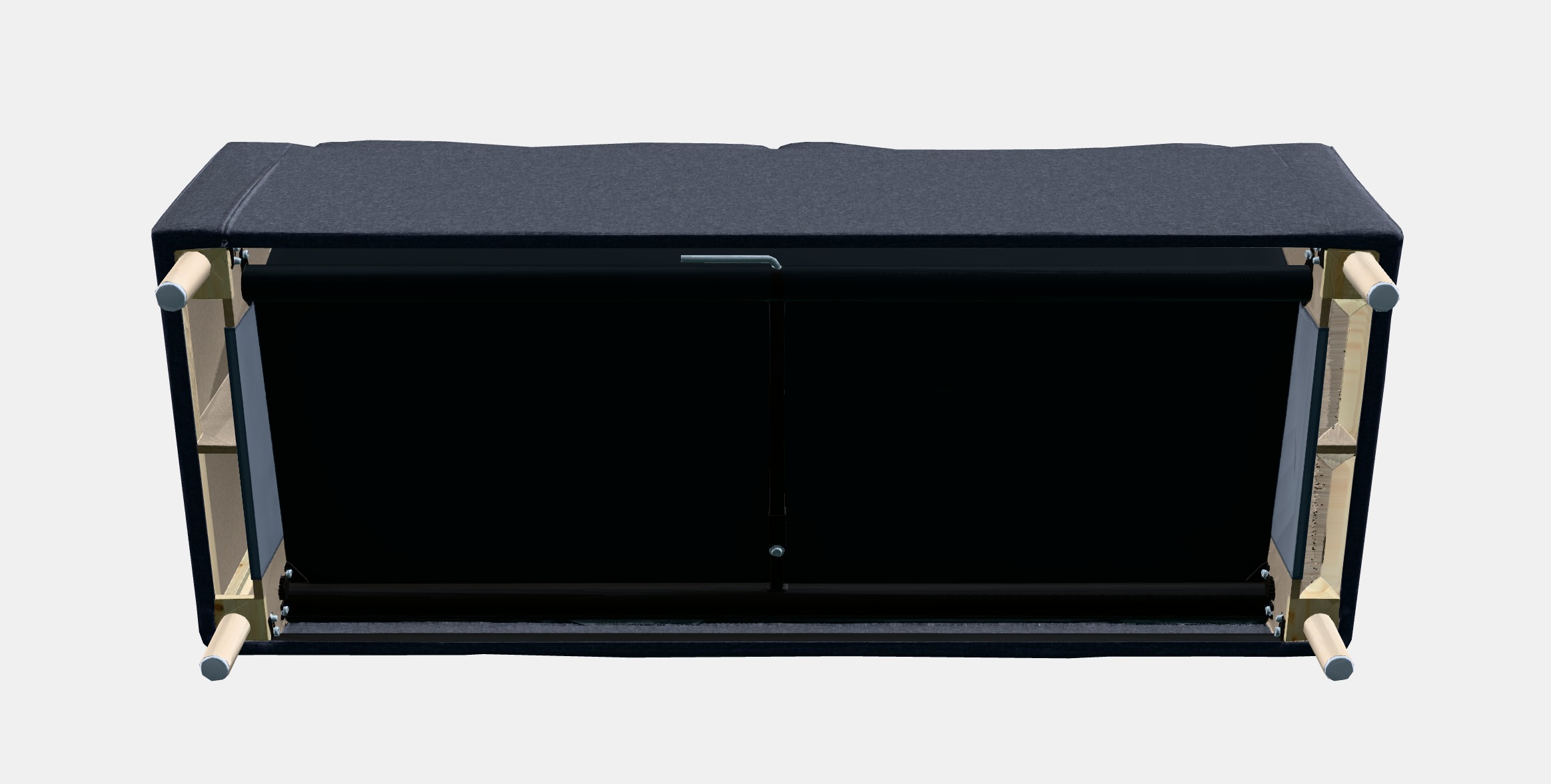 PARUP 3-seat sofa 3 Low-poly 3D model_6