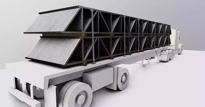 CARGO MODELS FOR TRUCK TRAILER-Roof Modul Type-2