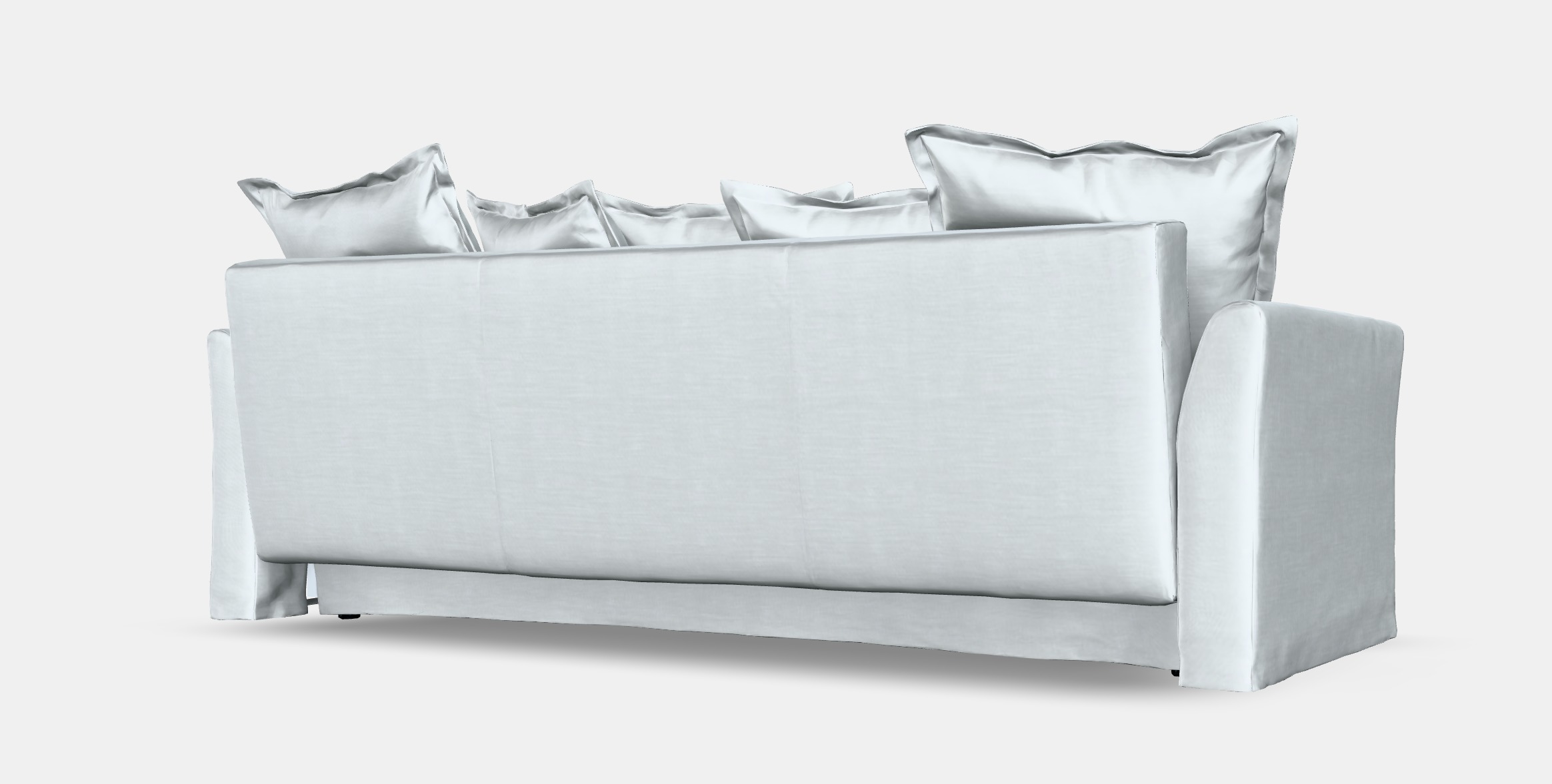 HOLMSUND Three-seat sofa-bed Low-poly 3D model_3