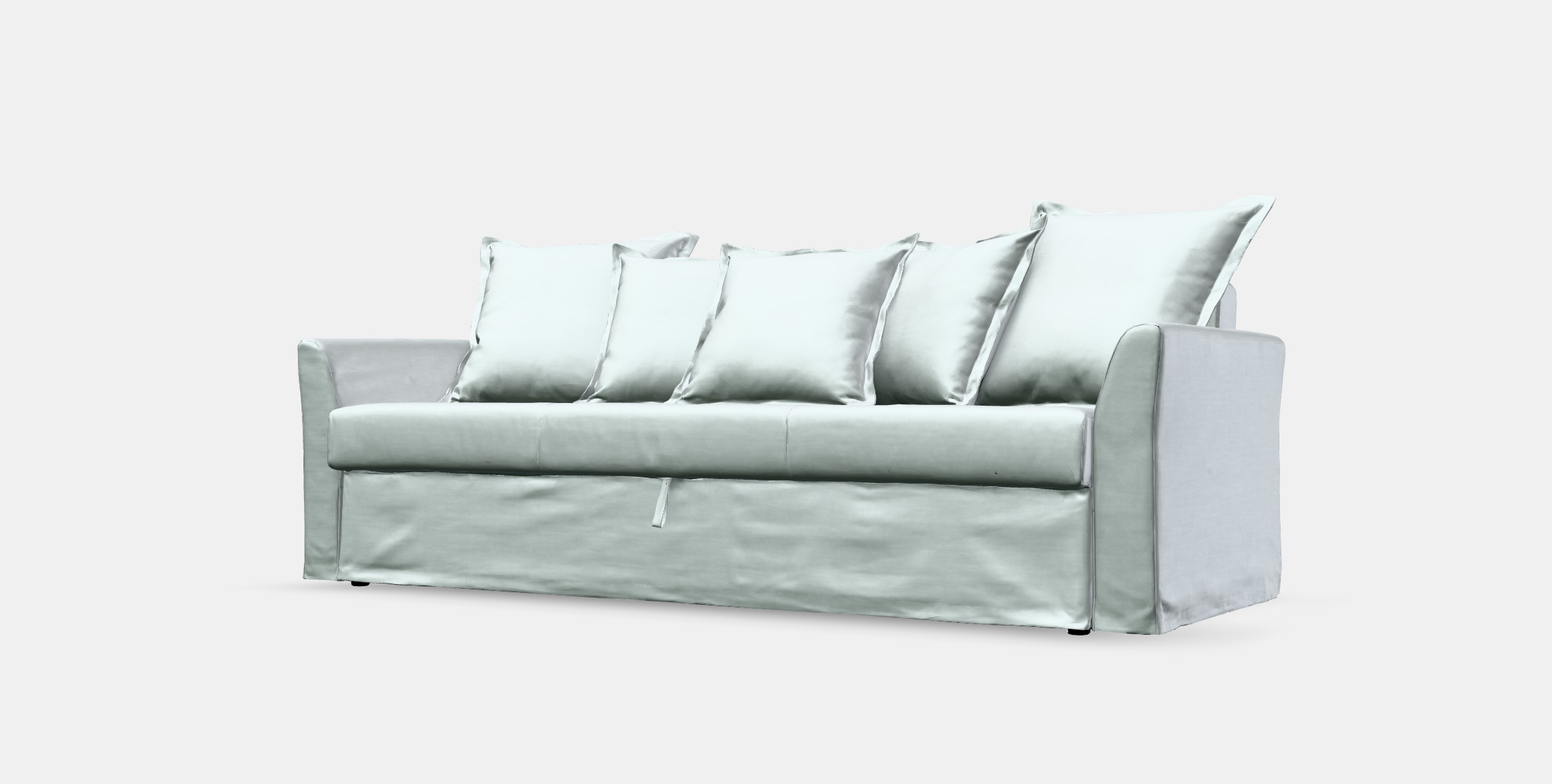 HOLMSUND Three-seat sofa-bed Low-poly 3D model_15