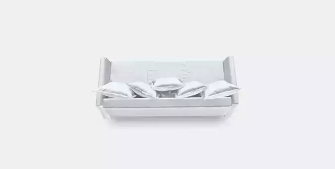 HOLMSUND Three-seat sofa-bed