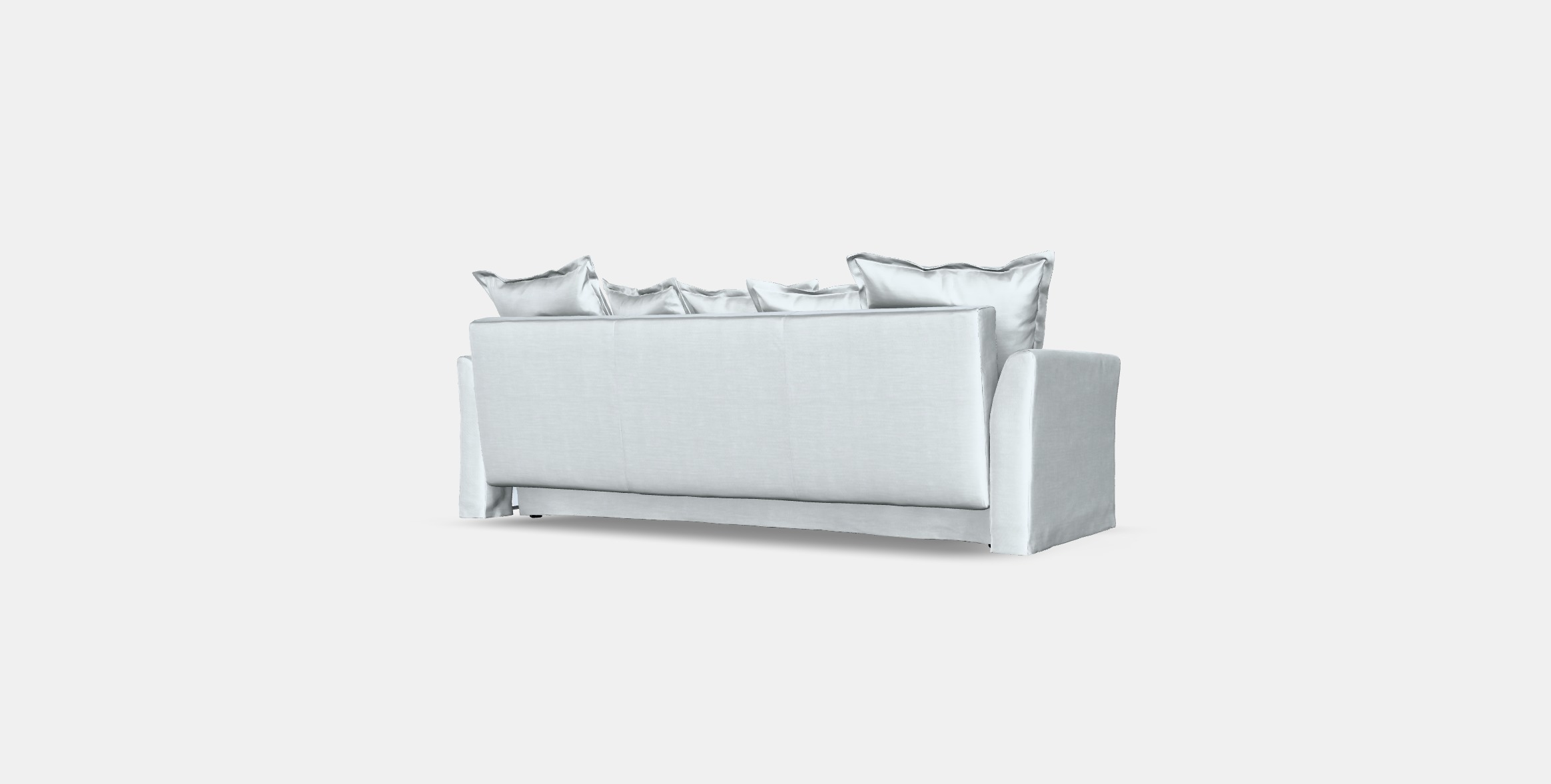 HOLMSUND Three-seat sofa-bed Low-poly 3D model_2