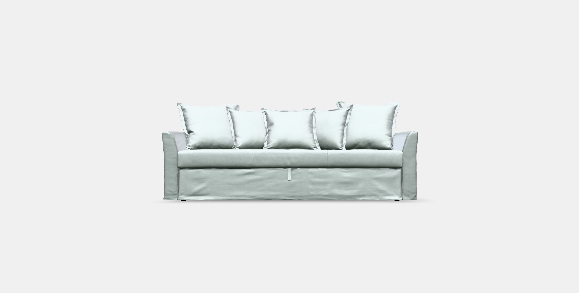 HOLMSUND Three-seat sofa-bed Low-poly 3D model_8