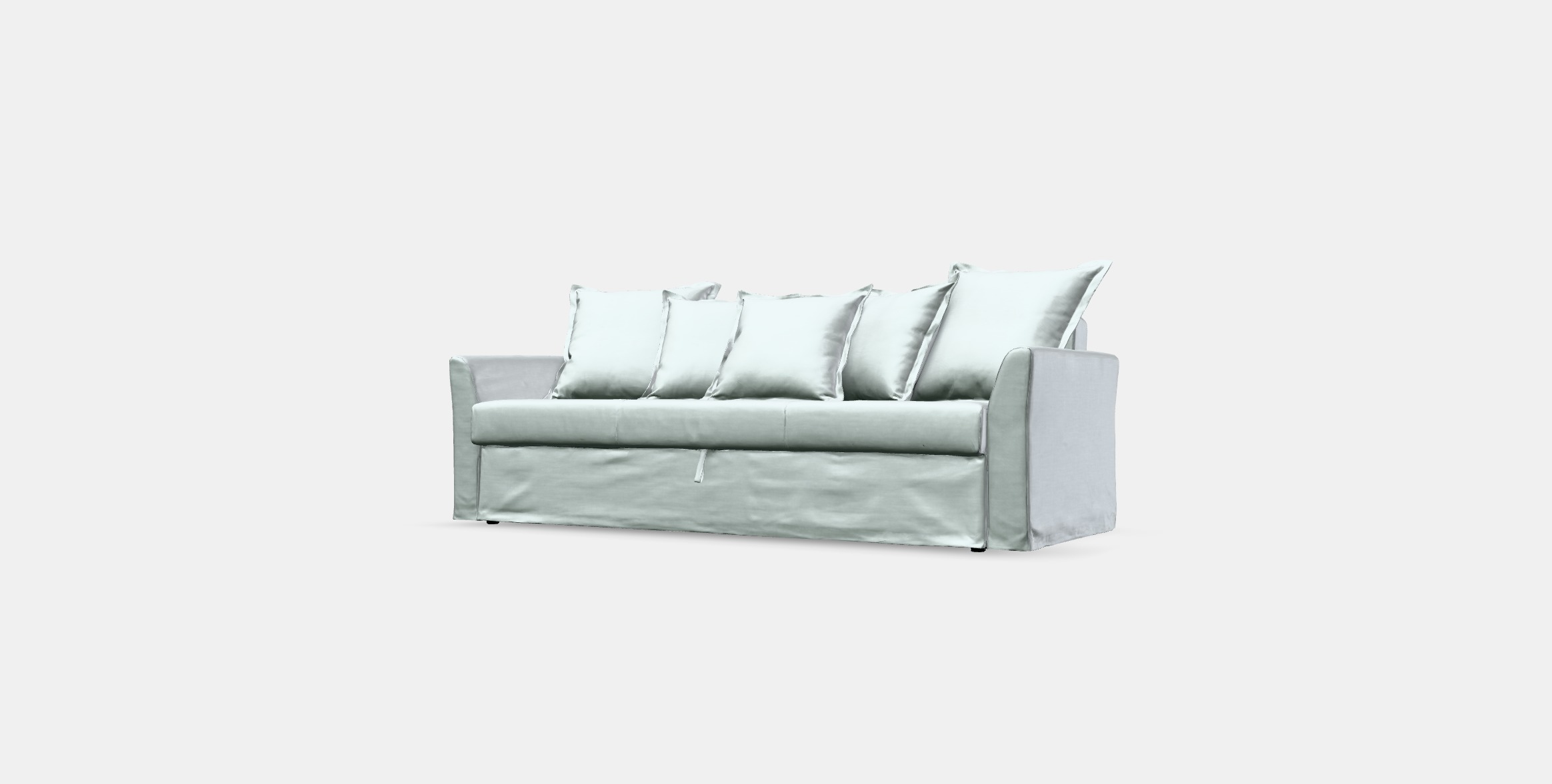 HOLMSUND Three-seat sofa-bed Low-poly 3D model_12