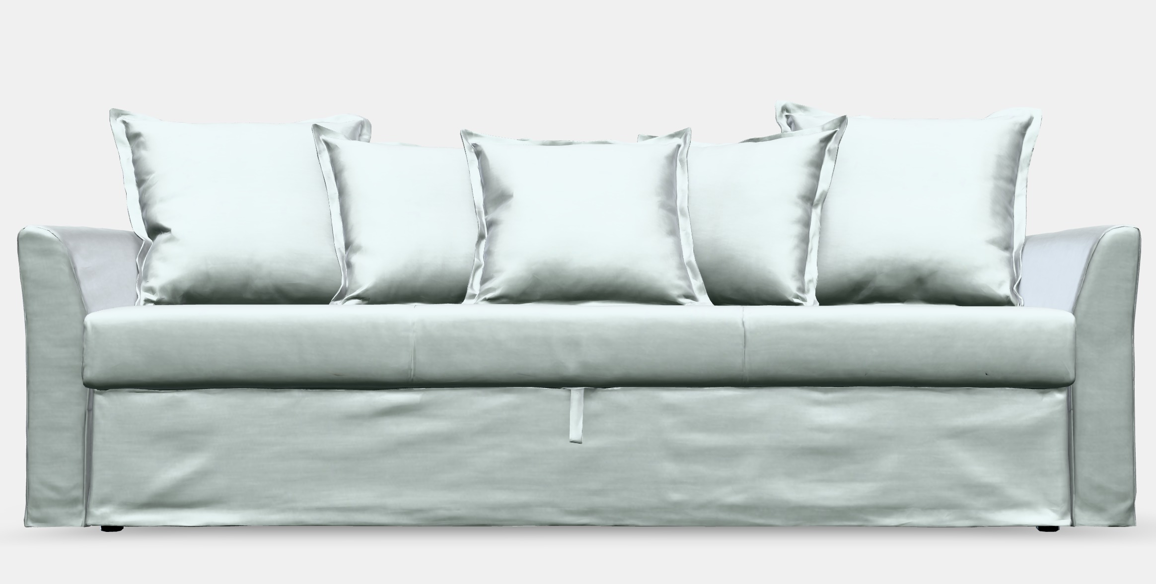 HOLMSUND Three-seat sofa-bed Low-poly 3D model_9