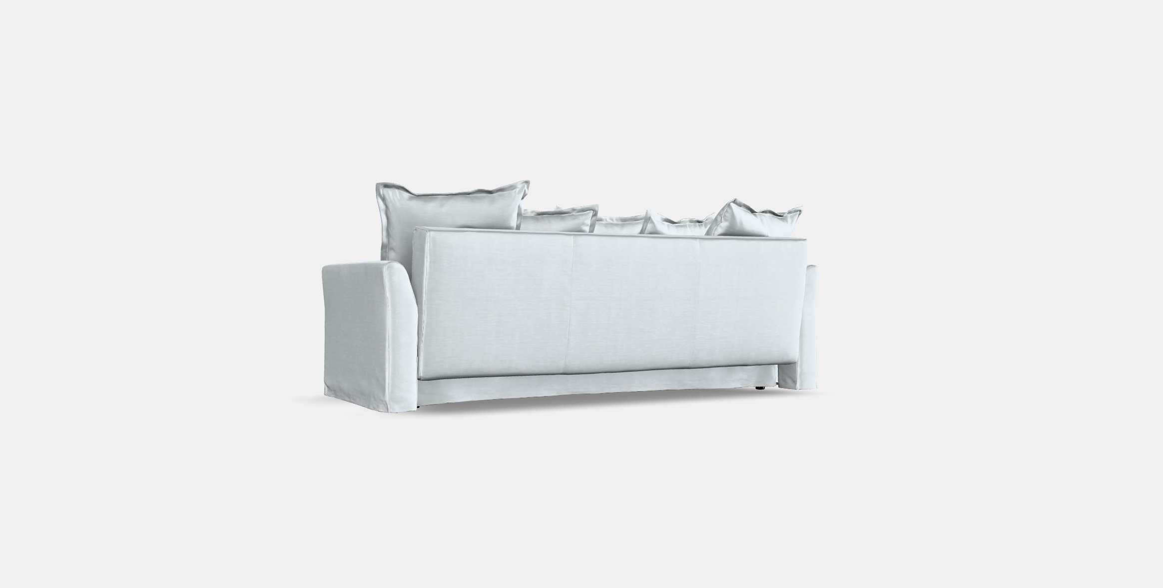 HOLMSUND Three-seat sofa-bed Low-poly 3D model_16