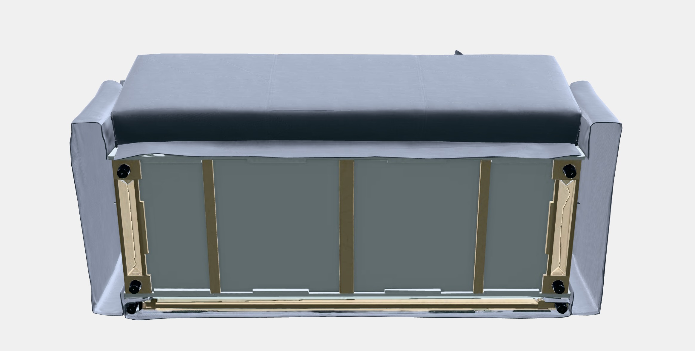 HOLMSUND Three-seat sofa-bed 1 Low-poly 3D model_7