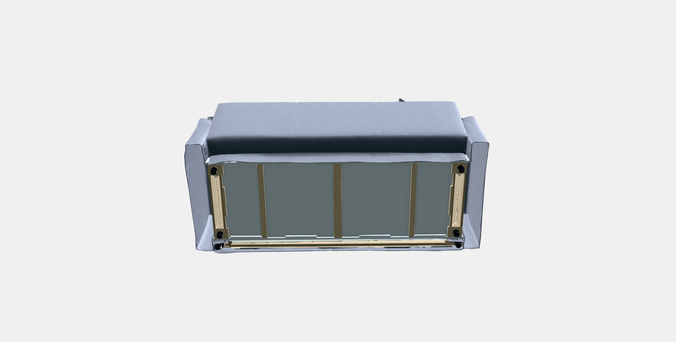 HOLMSUND Three-seat sofa-bed 1 Low-poly 3D model_5