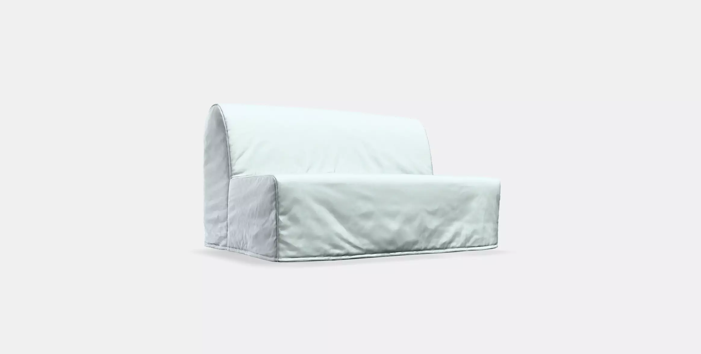 LYCKSELE MURBO 2-seat sofa-bed 2 Low-poly 3D model