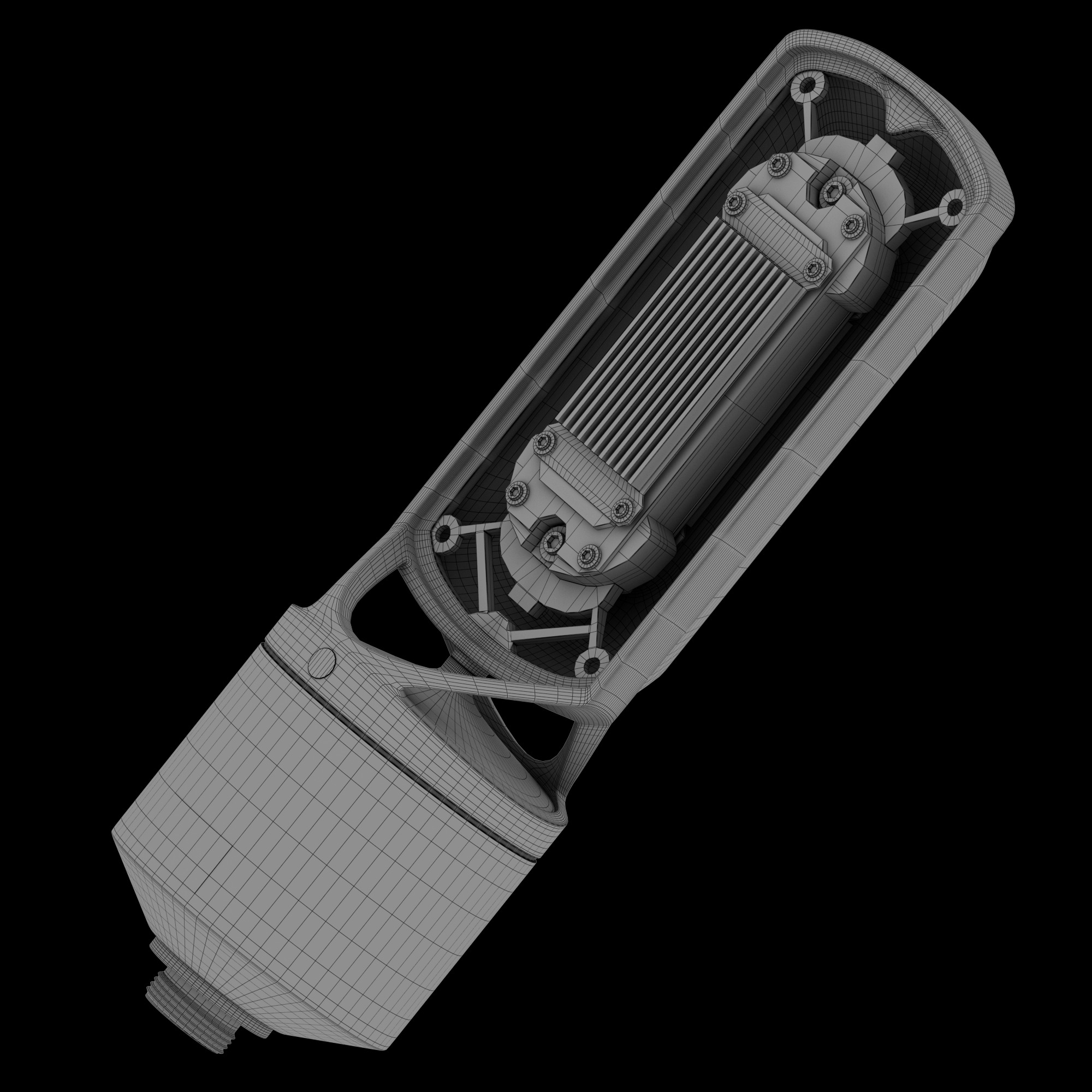 Rode NTR Condenser Microphone 3D model_10