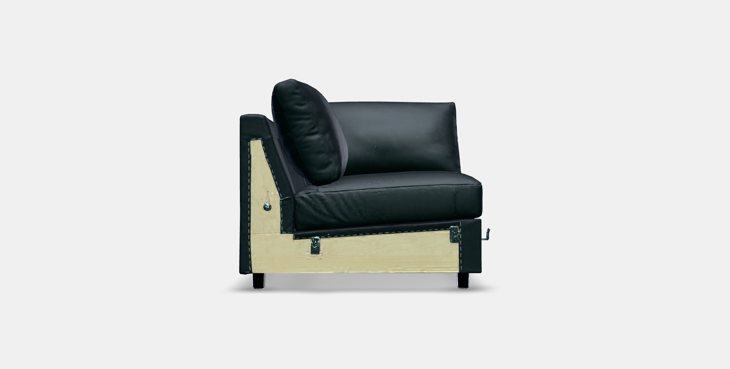 VIMLE Corner section Low-poly 3D model_10