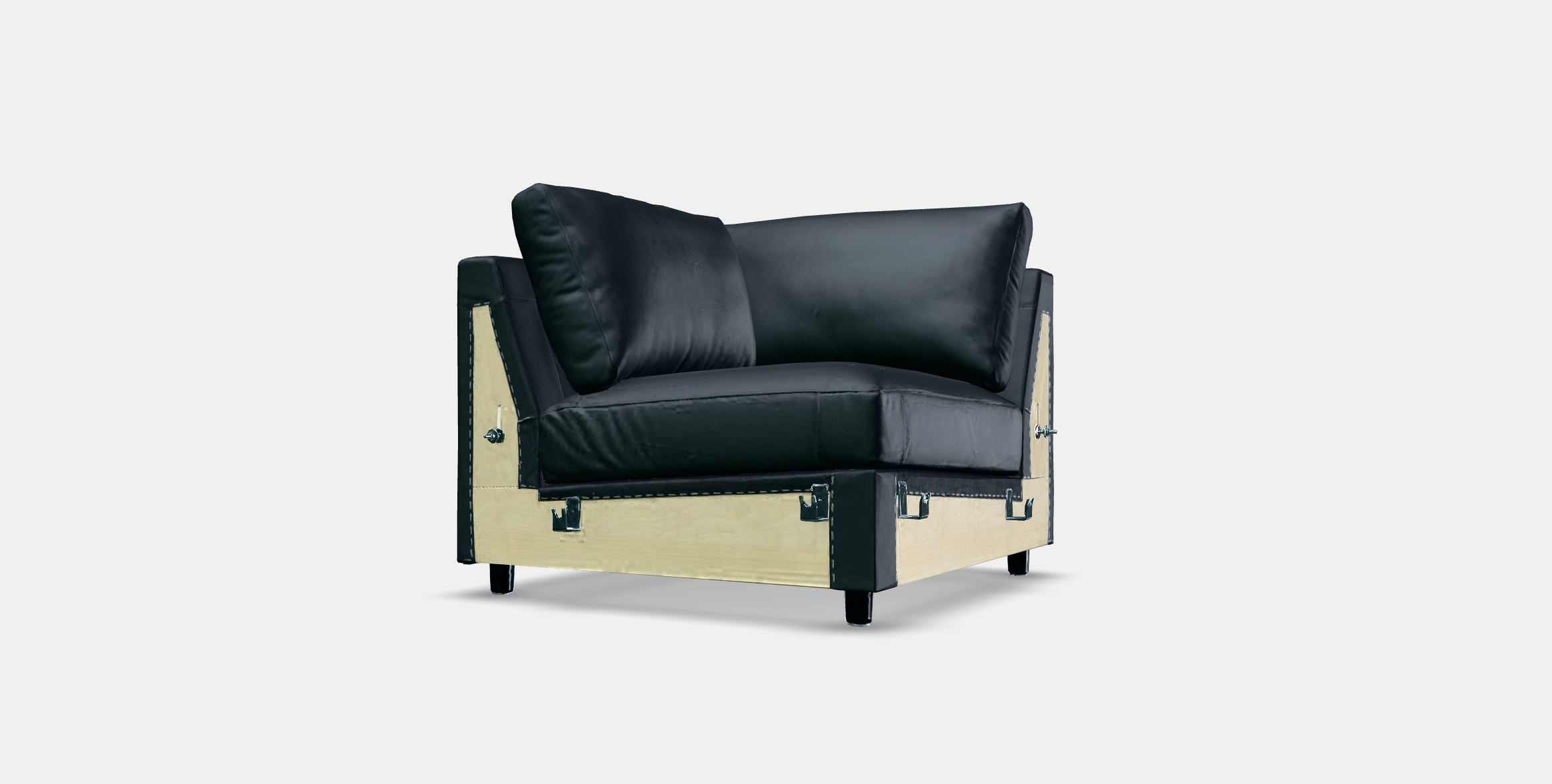 VIMLE Corner section Low-poly 3D model_12