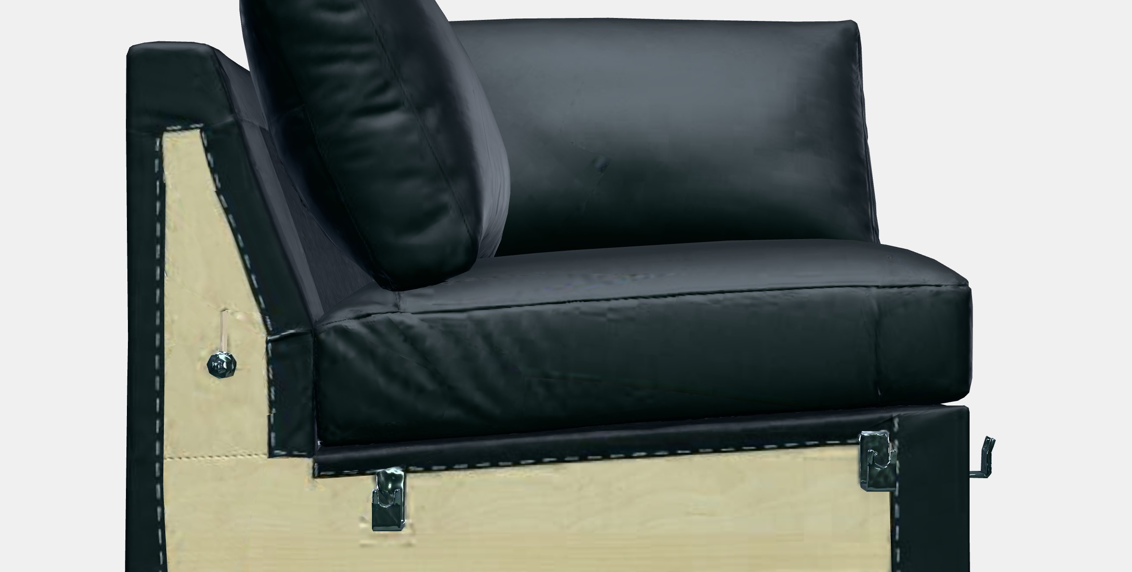 VIMLE Corner section Low-poly 3D model_11