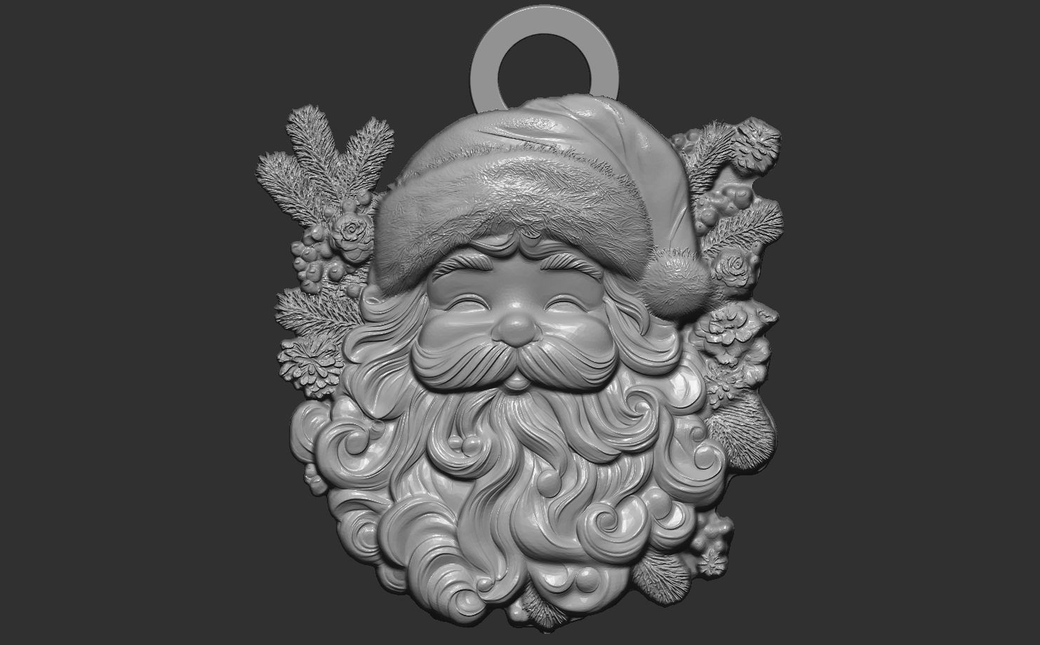 sanda pentant christmas decoration 3D print model_9