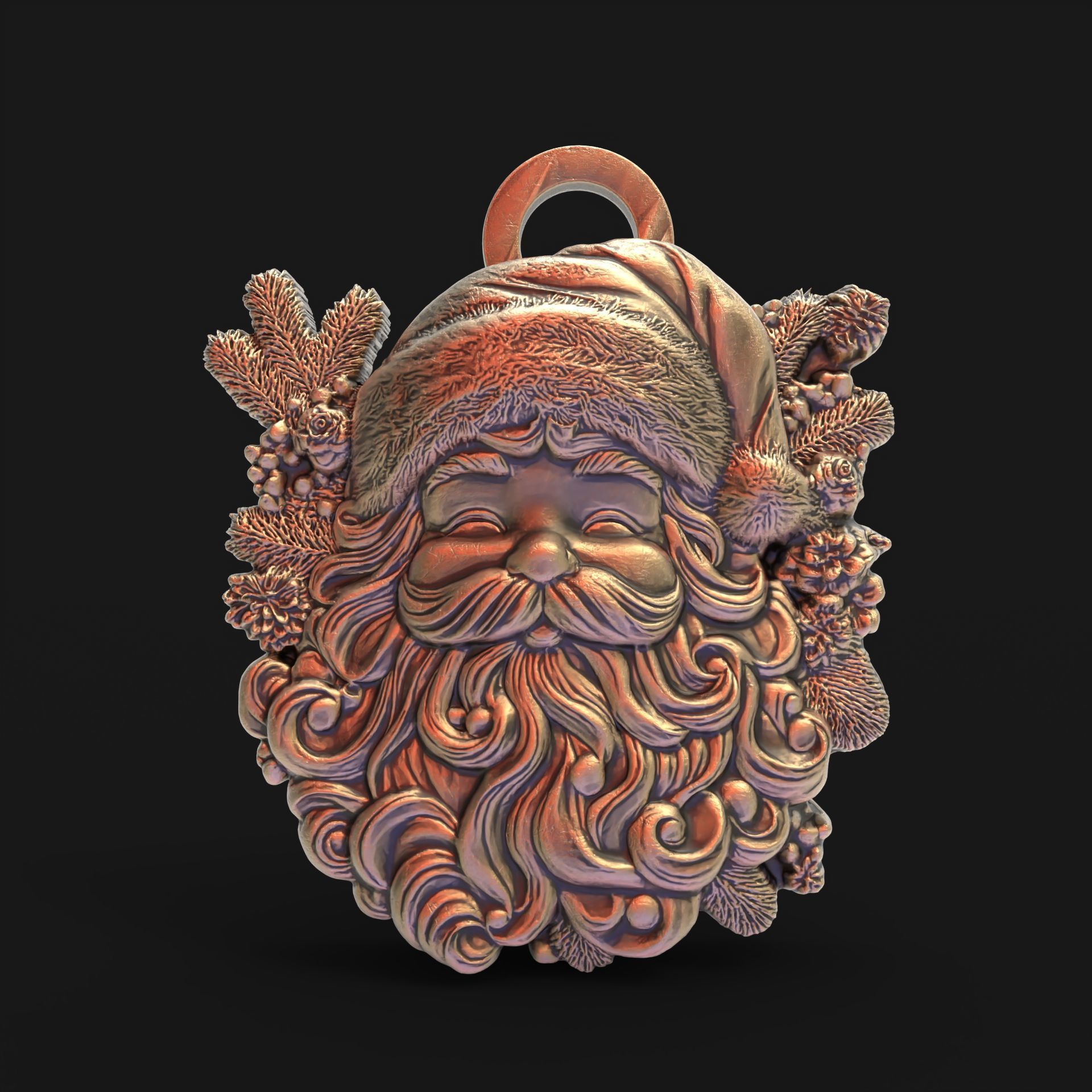 sanda pentant christmas decoration 3D print model_1