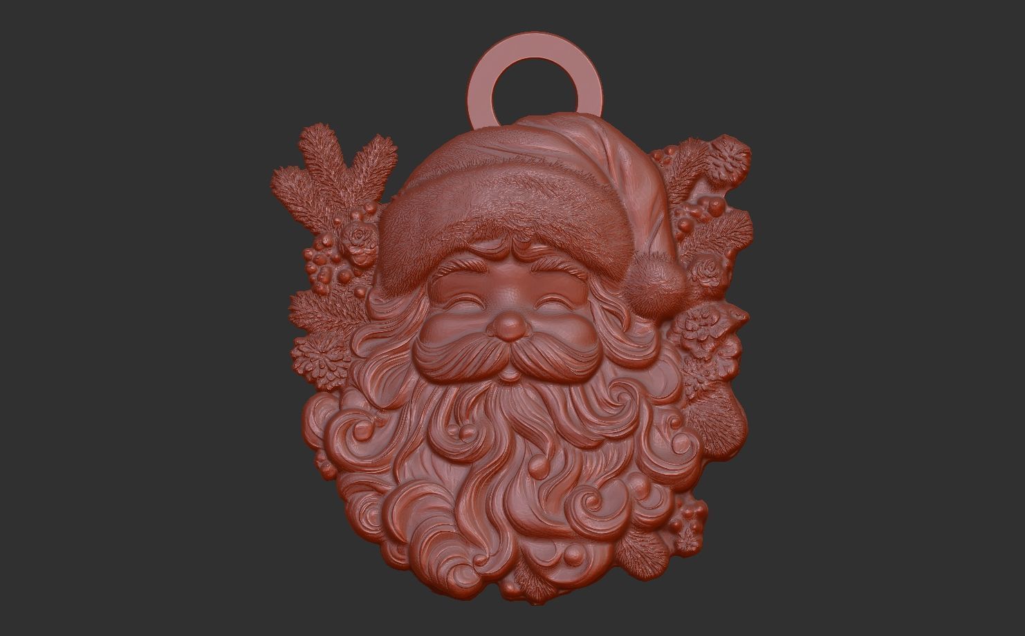 sanda pentant christmas decoration 3D print model_10