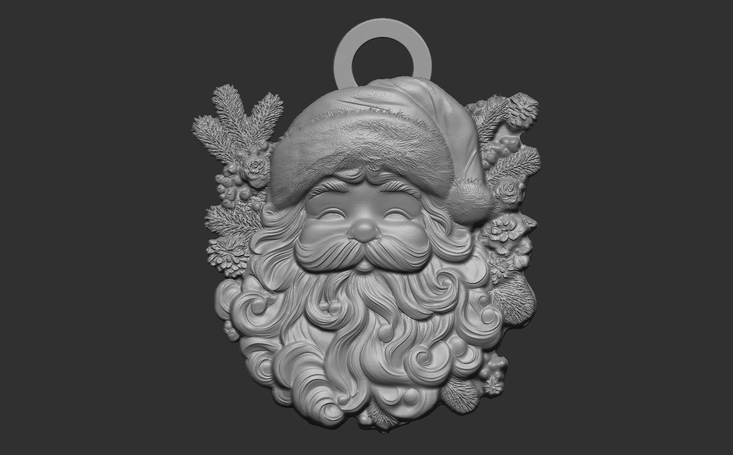 sanda pentant christmas decoration 3D print model_11