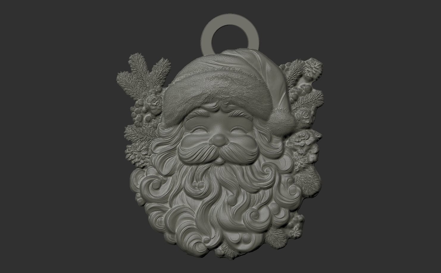sanda pentant christmas decoration 3D print model_16